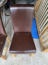 Dining chairs brown for sale  HYDE