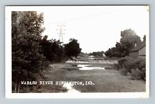 RPPC Huntington IN-Indiana, Wabash River Vintage Pocztówka na sprzedaż  Wysyłka do Poland
