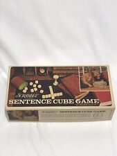 Juego vintage Scrabble Sentence Cube en caja original 1971 segunda mano  Embacar hacia Argentina