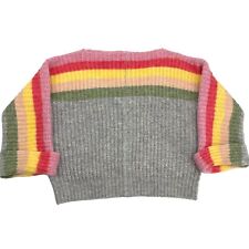 POL Rainbow Sweater Size Small Confetti Cake Stripe Oversized Pullover for sale  Shipping to South Africa