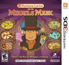 Professor Layton and the Miracle Mask - Jogo para Nintendo 3DS comprar usado  Enviando para Brazil