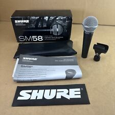 Microfone Shure SM58-LC com fio XLR dinâmico portátil com caixa/bolsa, sem cabo comprar usado  Enviando para Brazil