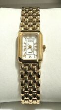 Vintage Anne Klein Relógio Feminino Retangular Tom Dourado com Número Romano , usado comprar usado  Enviando para Brazil