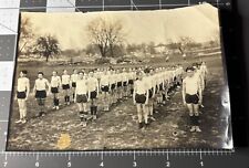 1910s High School Men Athletes GYM CLASS Aerobics Antique 5x7 PHOTO, used for sale  Shipping to South Africa