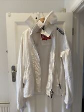 white superdry jacket windcheater for sale  BARNET