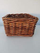 Wicker Woven Storage Basket Coffee Table Sturdy 9" x 6" for sale  Shipping to South Africa