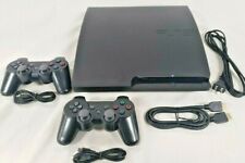 Consola de sistema de videojuegos Sony Playstation 3 Slim 160 GB PS3 paquete de 2 controladores segunda mano  Embacar hacia Argentina
