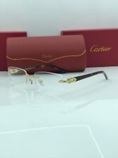 Cartier Glasses C Decor Rimless Buff Tortoise Eyeglasses na sprzedaż  Wysyłka do Poland