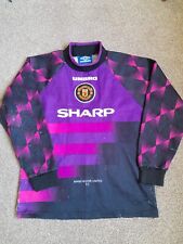 Camisa de goleiro rara original Umbro Manchester United década de 1990 meninos grandes , usado comprar usado  Enviando para Brazil
