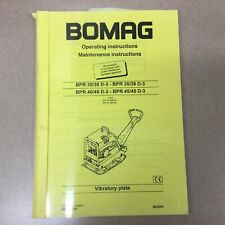 Bomag bpr operation for sale  Sugar Grove