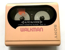 Sony WM-51 Walkman toca-fitas cassete estéreo feito no Japão reverso comprar usado  Enviando para Brazil