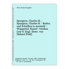 Spurgeon charles spurgeon gebraucht kaufen  Oberthal