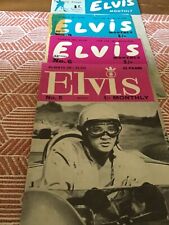 Four elvis monthly for sale  SHEFFIELD