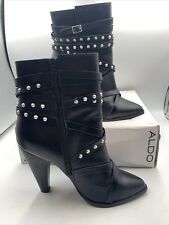 Aldo black leather for sale  Shipping to Ireland