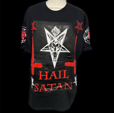 Hail Satan Baphomet T Shirt EXTRA LARGE Size In Nomine Satanas Luciferi  for sale  Shipping to South Africa