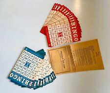 Vintage bingo cards for sale  Fullerton
