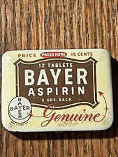 Bayer aspirin tin for sale  New Oxford