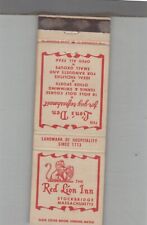 Matchbook cover red for sale  Raymond