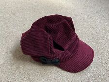 Burgundy newsboy cap for sale  SUTTON COLDFIELD