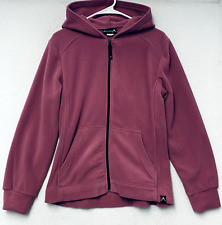 Used, Avalanche Performance Wear Large Pink Fleece Earth-tec Zip Front Hooded Jacket for sale  Shipping to South Africa