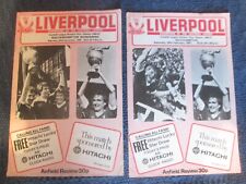 Vintage liverpool programmes for sale  MOLD