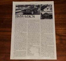 Bmw 633csi magazine for sale  Salt Lake City