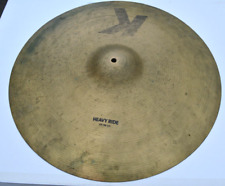 Usado, Zildjian 22" K Custom Heavy Ride Cymbal Brilliant s usado precisa de limpeza 56 cm EUA comprar usado  Enviando para Brazil