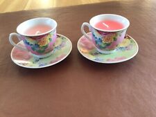 Two decorative teacup for sale  KING'S LYNN