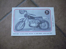 Vintage depliant moto usato  Vinzaglio