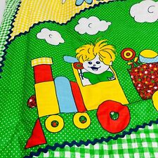 Tecido vintage That's Our Baby cortina trem cores primárias princesa Gingham comprar usado  Enviando para Brazil