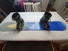 Used, K2 JuJu Snowboard 154cm With K2 Clicker Boots W/Clip In Bindings Well Cared For! for sale  Manchester