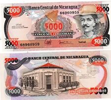 Nicaragua billet 5000 d'occasion  France