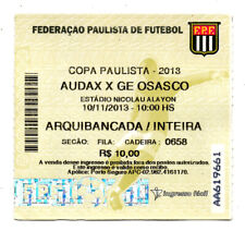 Ticket BRA Audax - GE Osasco 10.11.2013 comprar usado  Enviando para Brazil
