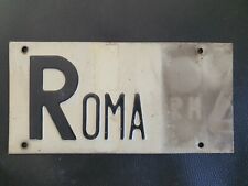 Targa roma license usato  Italia