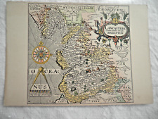 Vintage postcard map for sale  LECHLADE