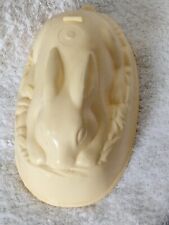 Used, Vintage plastic Rabbit 1 Pint Size Jelly or Blancmange mold mould kitchenalia for sale  UK