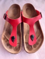 Birkenstock gizeh red for sale  Shipping to Ireland