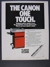 Canon NP-120 1981 copiadora táctil copiadora fotográfica anuncio impreso vintage  segunda mano  Embacar hacia Mexico
