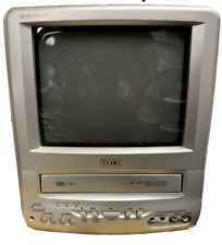 RCA 9" Color TV/VCR Combo VHS Retro CRT TV Gaming Television T09085 Parts Repair, used for sale  Shipping to South Africa