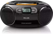 Leitor de CD Philips toca-fitas cassete estéreo portátil Boombox USB FM rádio fita MP3 comprar usado  Enviando para Brazil