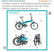 Bicicletta elettrica pieghevol usato  Agerola