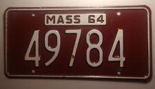 license 1964 plate mass for sale  Clermont