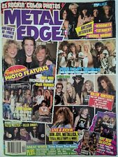 Revista Metal Edge dezembro 1989 Skid Row, Warrant, Metallica, Testament, PAI comprar usado  Enviando para Brazil