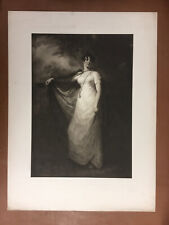 Antique mezzatint portrait for sale  DROITWICH