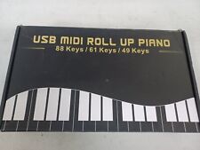 61 teclas piano enrollable plegable USB MIDI teclado electrónico piano de rollo manual segunda mano  Embacar hacia Argentina