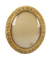 Moldura oval antiga vitoriana ornamentada do século XIX pintada a ouro Gesso comprar usado  Enviando para Brazil