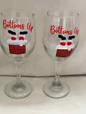 Christmas wine glasses for sale  Zephyrhills