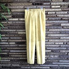 Usado, Calça plissada Pia Rucci vintage anos 80 couro camurça cintura alta tamanho 10 comprar usado  Enviando para Brazil