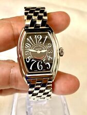 Usado, Relógio feminino Franck Muller Conquistador 8005LQZ mostrador preto 28x33mm quartzo comprar usado  Enviando para Brazil