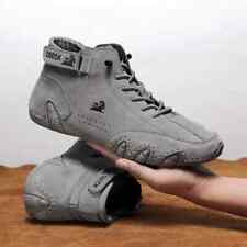 Sapatos casuais masculinos leves antiderrapantes respiráveis botas de tornozelo sapatos de caminhada macios comprar usado  Enviando para Brazil